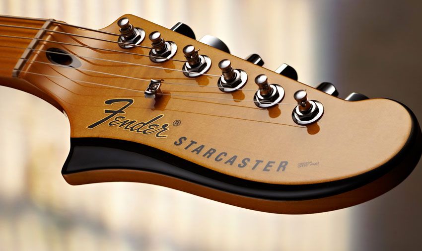 The funky 'stock sported by the Starcaster was first seen on a Marauder prototype back in 1966