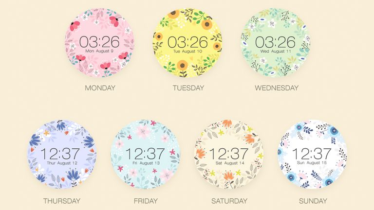 7. Springtime watchface by Mowmow