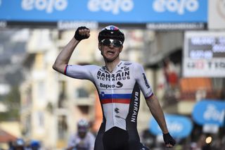 Milano Sanremo 2022 - 113th Edition - Milano - Sanremo 293 km - 19/03/2022 - Matej Mohoric (SLO - Bahrain Victorious) - photo Tommaso Pelagalli/BettiniPhotoÂ©2022