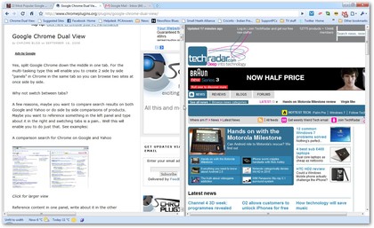 Chrome dual view