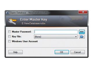 keepass master password