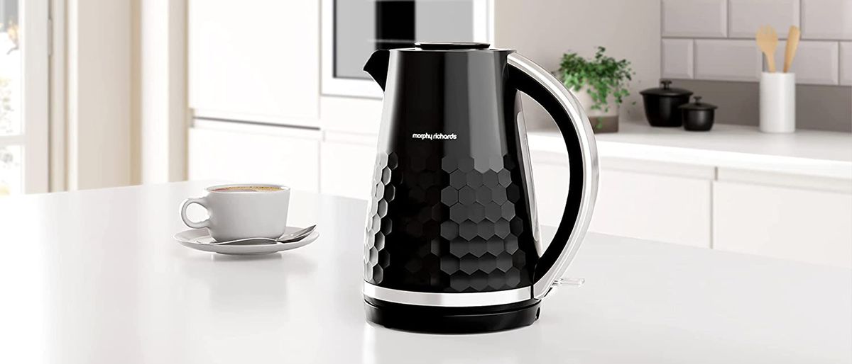 Morphy Richards Hive Kettle on kitchen counter