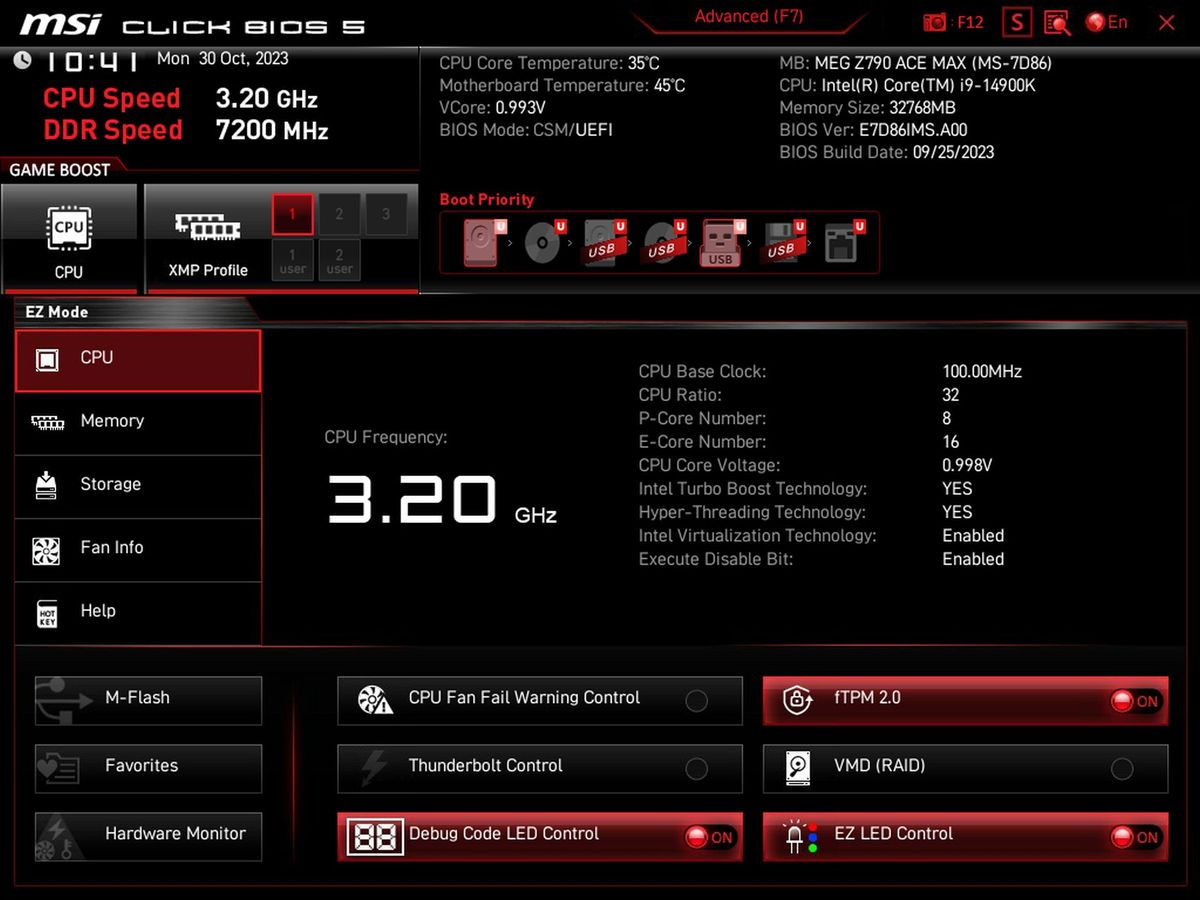 MSI MEG Z790 Ace MAX