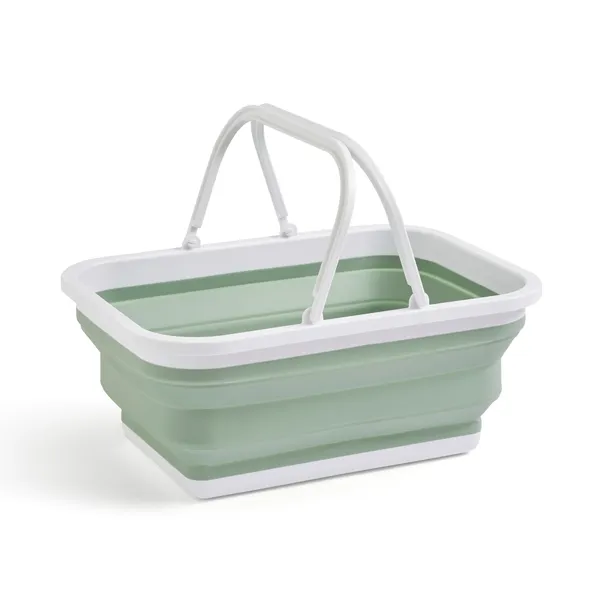 Collapsible Cleaning Bowl With Handle Sage