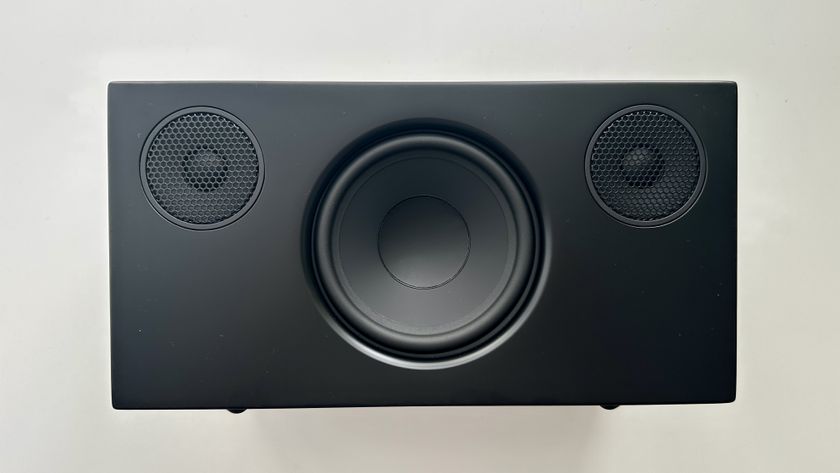 Front panel of Audio Pro Addon C10 MkII on a white background