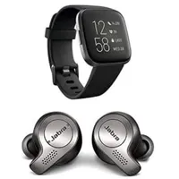 Fitbit Versa 2 and Jabra Elite 65t | £199 at Amazon