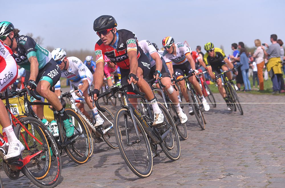 Greg Van Avermaet (BMC) at 2018 Paris-Roubaix)