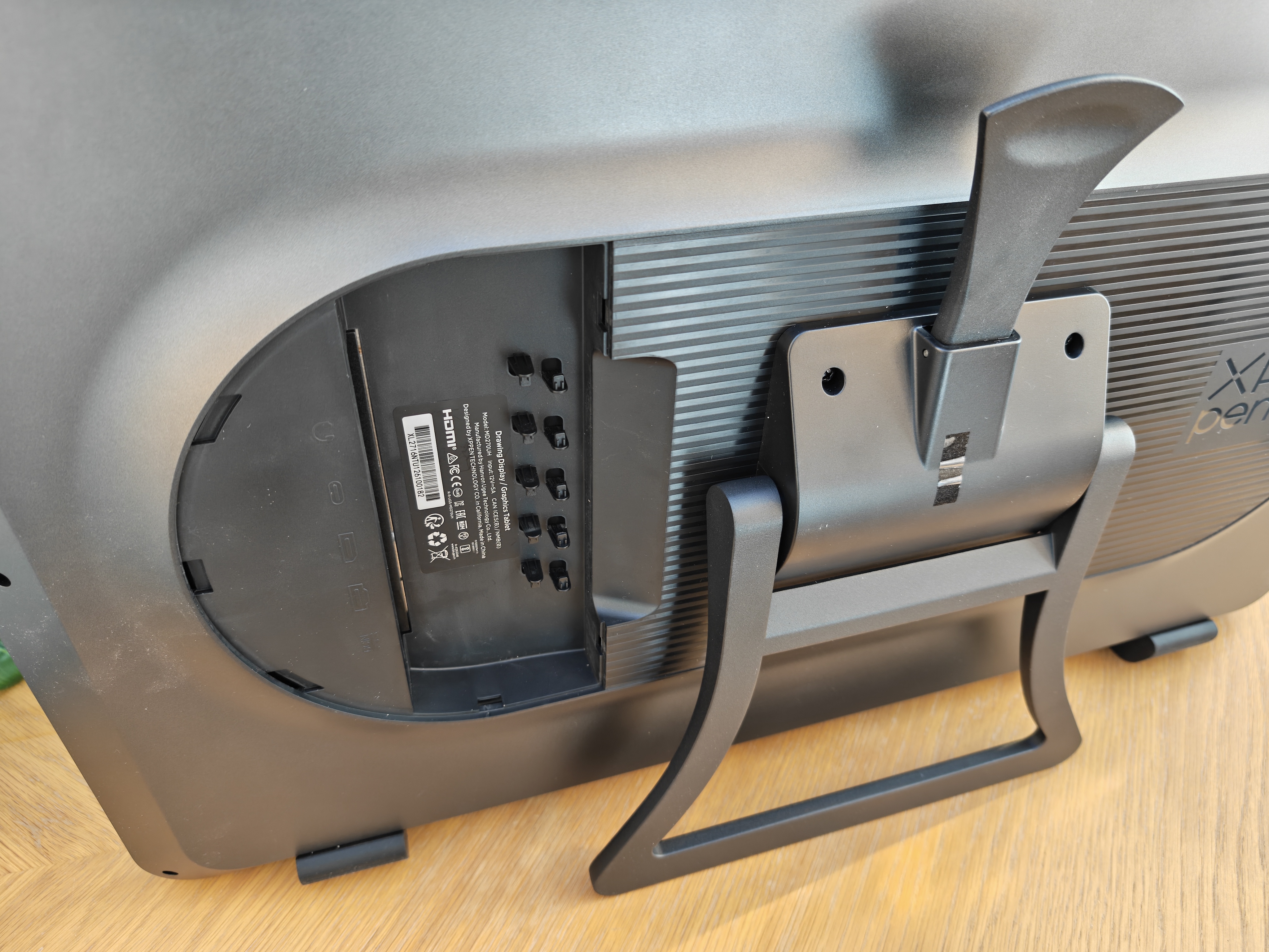 XPPen Artist Pro 27 Gen 2 review; photos of a large drawing tablet