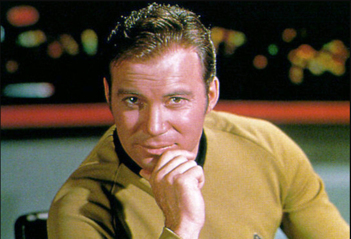 William Shatner as Captain James Tiberius Kirk from &quot;Star Trek: The Original Series.&quot;