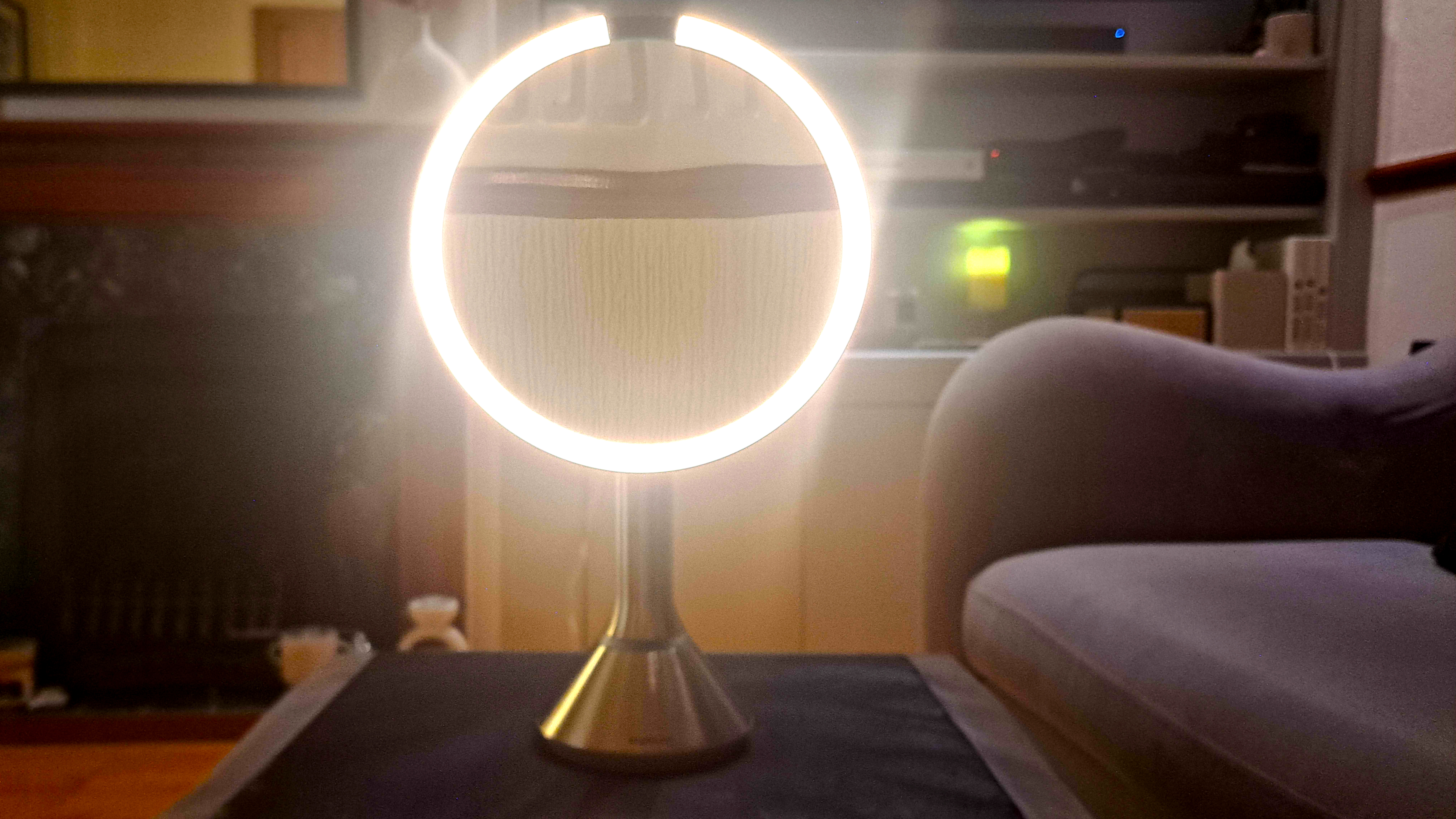 Simplehuman Sensor mirror in living room