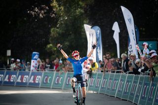 Gaia Realini (Italy) rode to solo mountain victory on stage 4 of Tour de l'Avenir