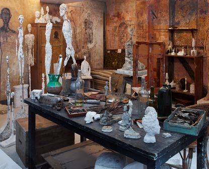 Alberto Giacometti’s atelier recreated