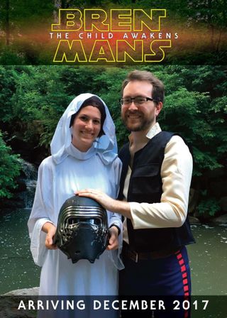 Star Wars baby Announcement