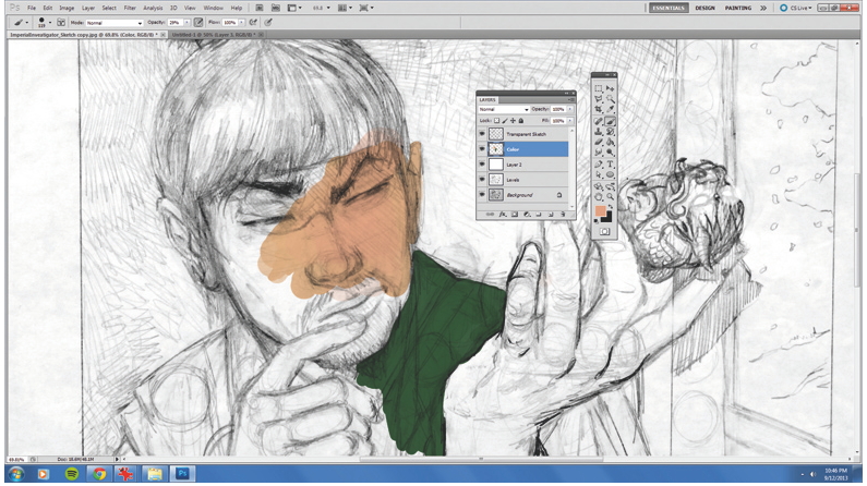 Create A Transparent Version Of A Drawing In Photoshop