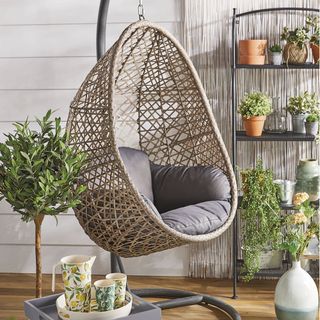 aldi hanging egg chair