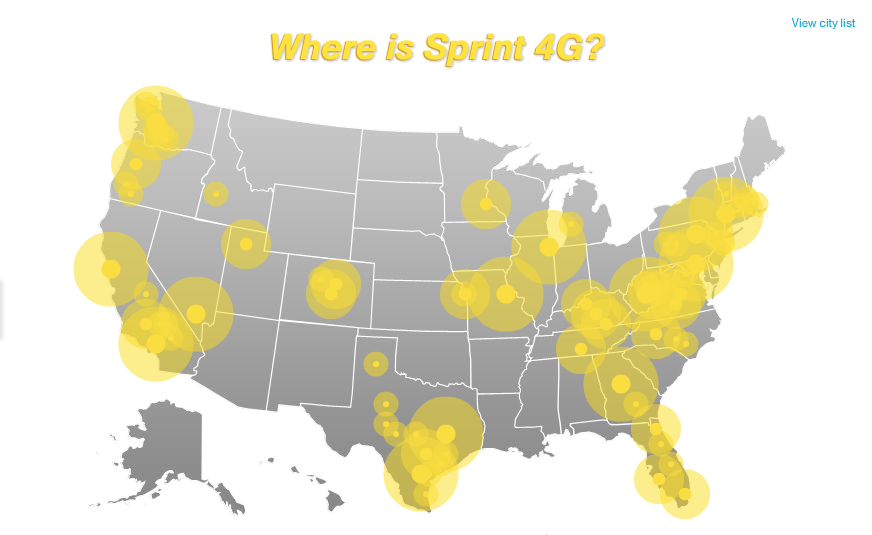 Sprint 4G