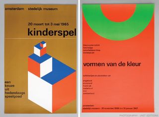 Wim Crouwel’s work – including these posters for the Stedlijk museum – is still held up as the pinnacle of Dutch graphic design