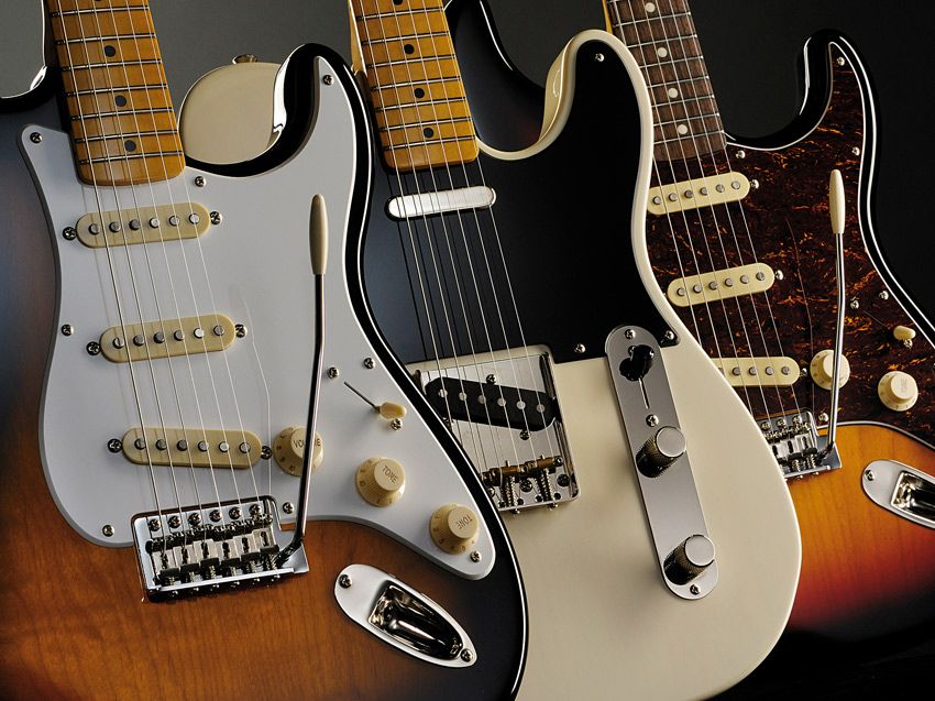The Tele in a Classic Vibe Strat sandwich