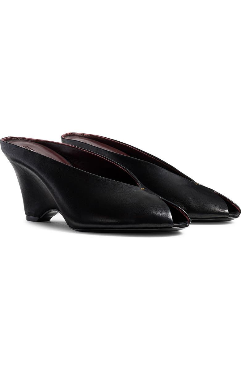 Cloak Peep Toe Mule