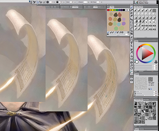 Photoshop book cover illustration