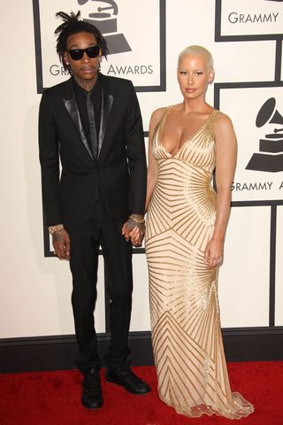 Wiz Khalifa And Amber Rose At The Grammys 2014
