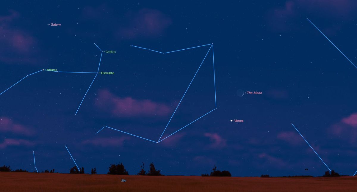 A Venus-Moon Pairing to Delight Skygazers Tonight | Space