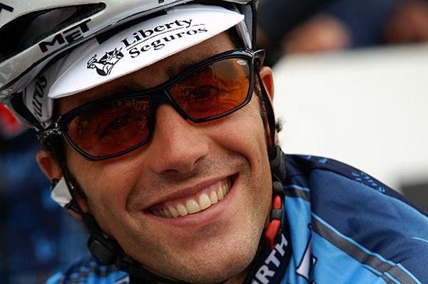 Koldo Gil (Liberty Seguros) was another who was enjoying himself before stage 3 kicked off
