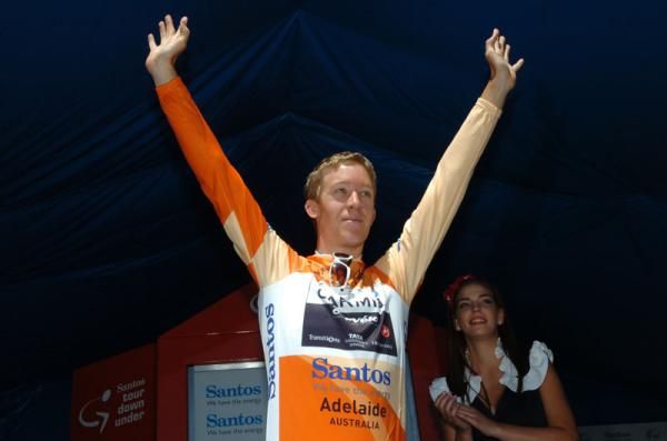 Cameron Meyer (Team Garmin-Cervelo) retained the leader's jersey