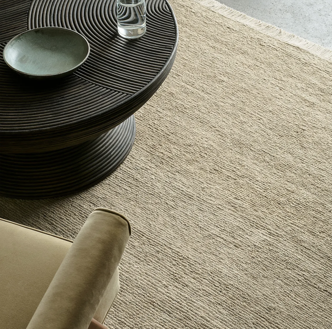 A jute rug from the Mojave collection
