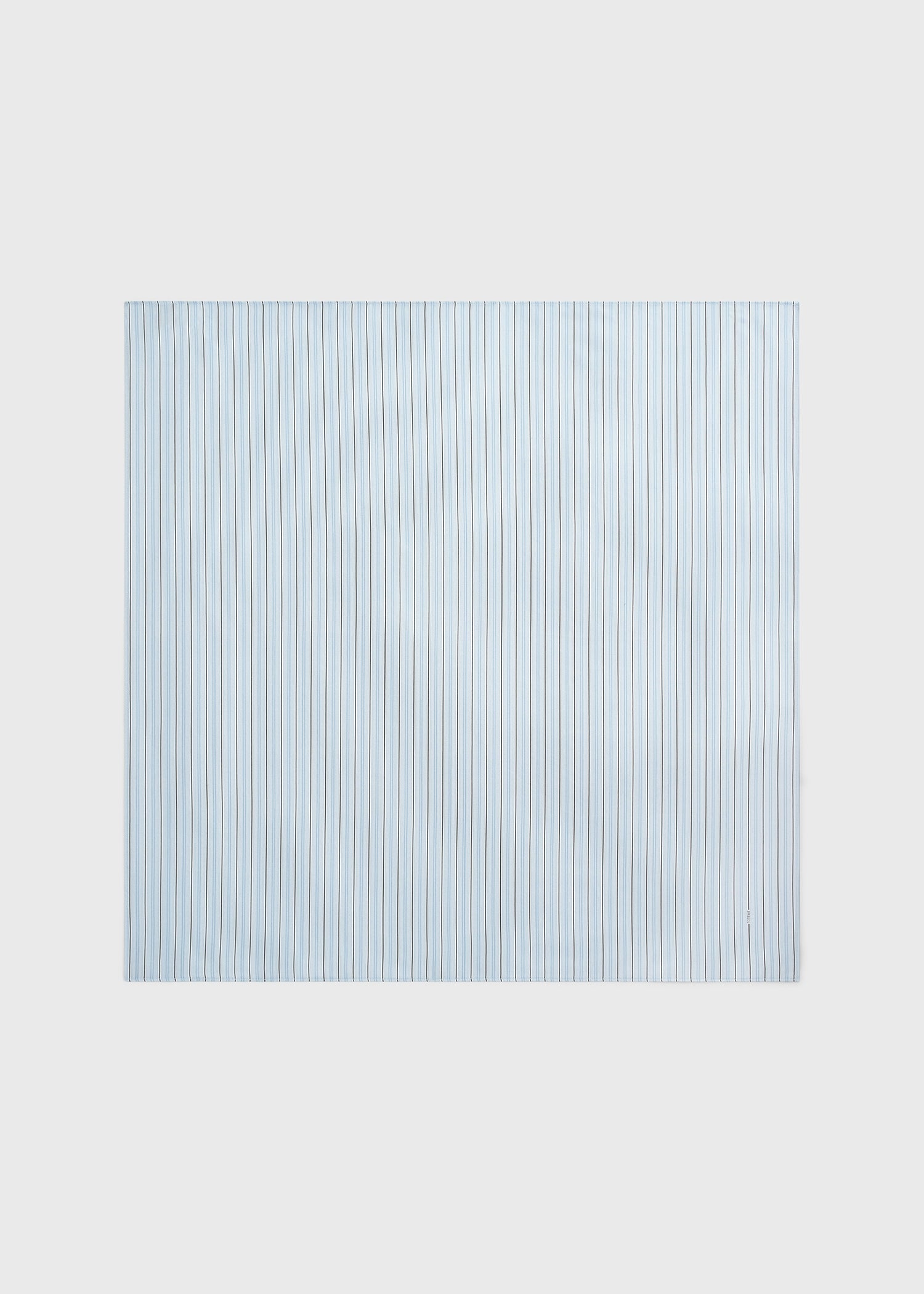 Striped Silk Scarf Ice/white - One Size