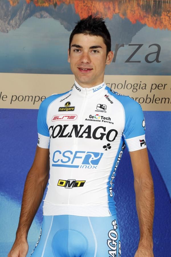 Filippo Savini (Colngao-CSF Inox) has been at Bruno Reverberi's team all his career.