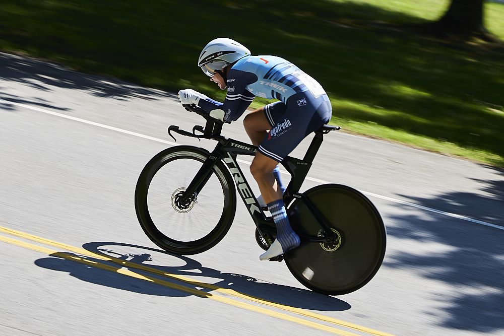 Tayler Wiles (Trek-Segafredo) at the USA Cycling Pro Road Championships time trial 2021