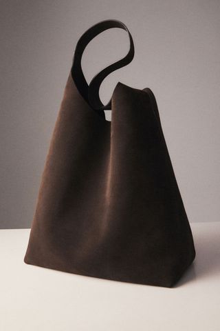 Serif Tote - Suede