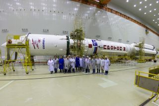 ExoMars Spacecraft Mated to Proton Rocket