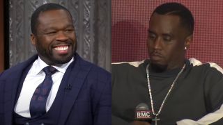 50 Cent appears on The Late Show with Stephen Colbert, while Diddy speaks at the REVOLT music conference