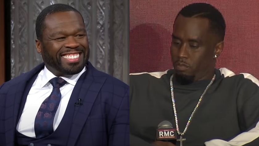 50 Cent appears on The Late Show with Stephen Colbert, while Diddy speaks at the REVOLT music conference