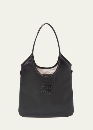 Calf Leather Hobo Bag