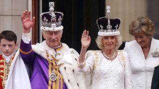 Charles and Camilla at the 2023 coronation