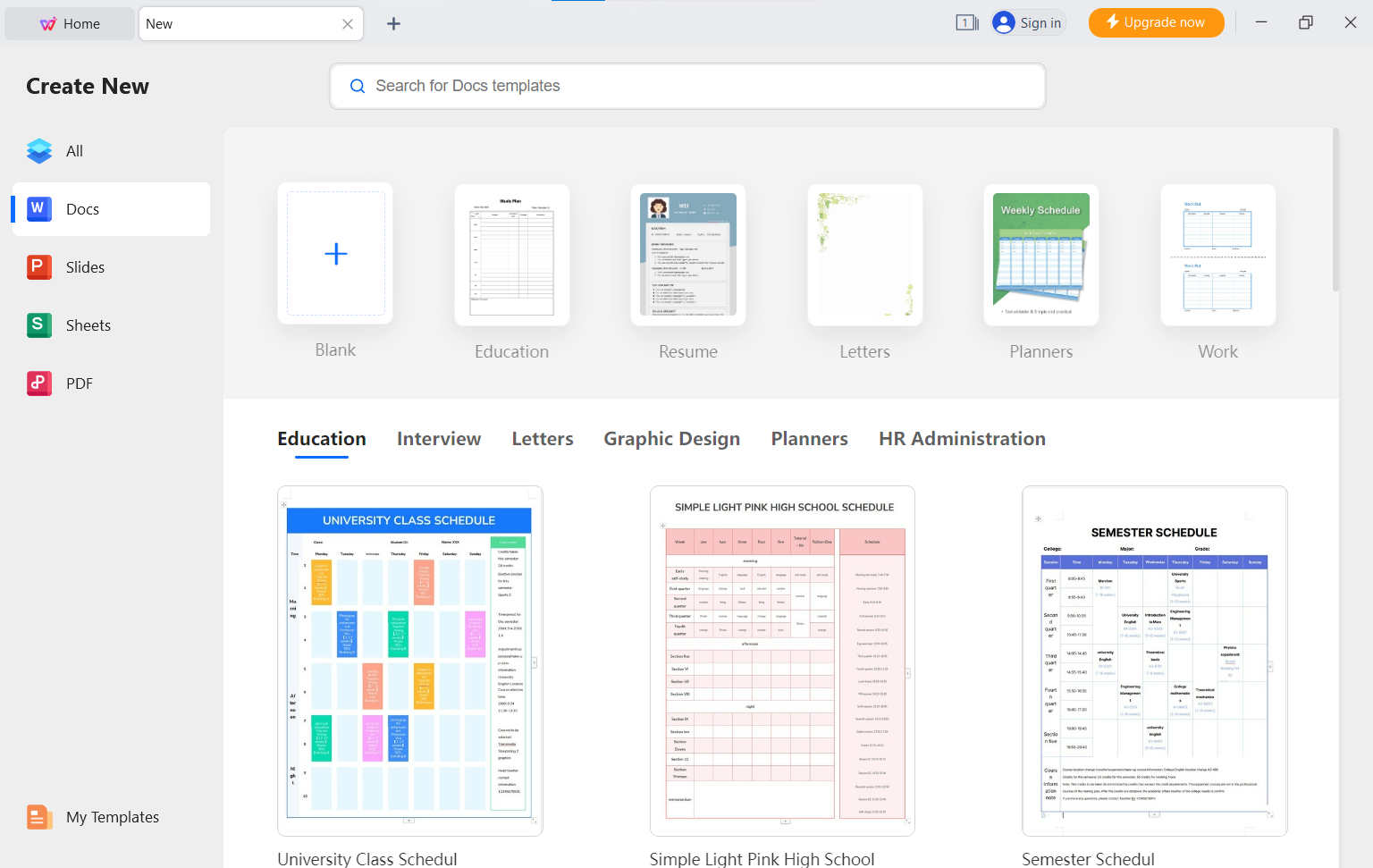 Screenshot of WPS Office Writer software.