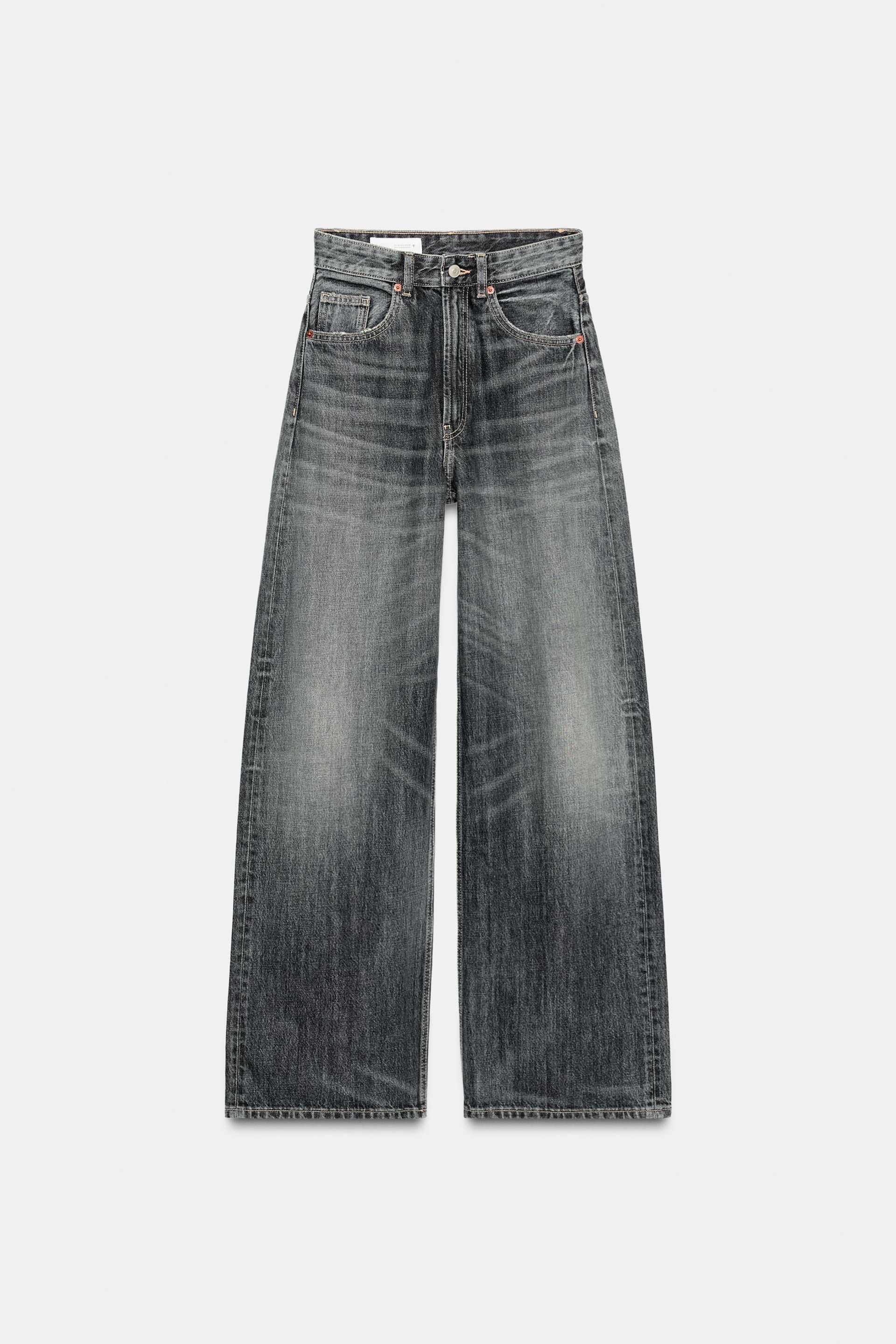 Trf Extra Wide Leg High Waist Jeans