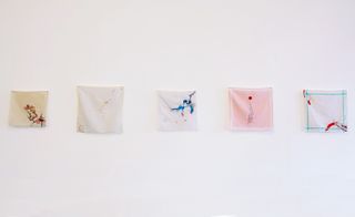 Hand-embroidered wall-hangings