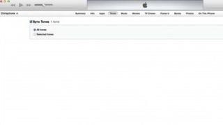 6. Sync to import tones