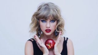 Taylor Swift with Apple