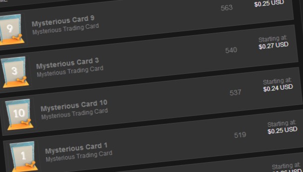 Steam Cards