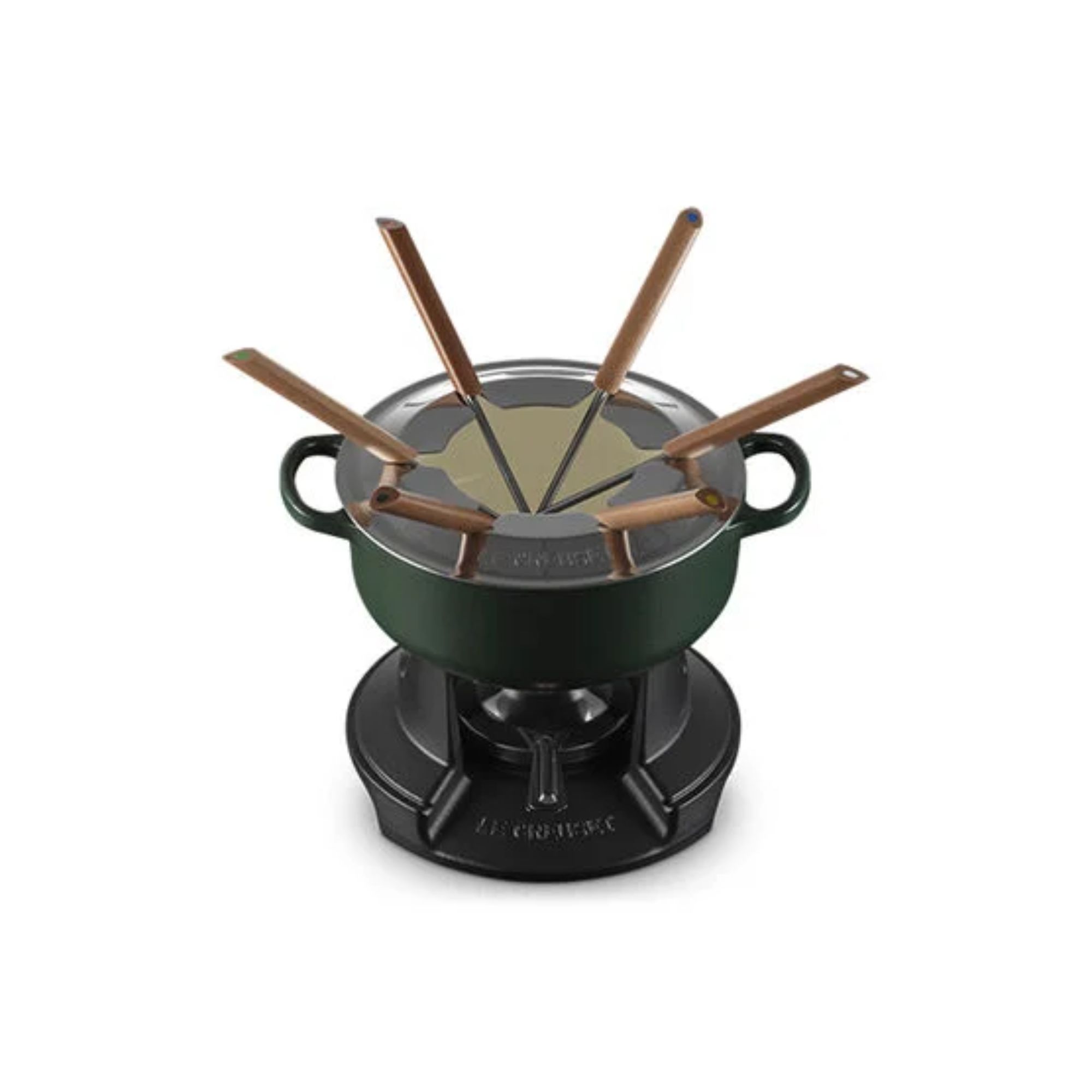 The Le Creuset Alpine Fondue Set