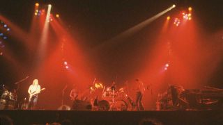 Pink Floyd onstage in 1977
