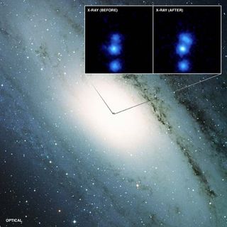 Bizarre Behavior of Two Giant Black Holes Surprises Scientists
