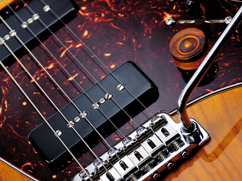 The Gotoh Strat-style tremolo keeps the tuning stable.