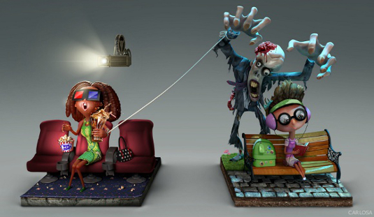 Visual Studio: Flamboyant Paradise. Texture artist: Carlos Andreoni