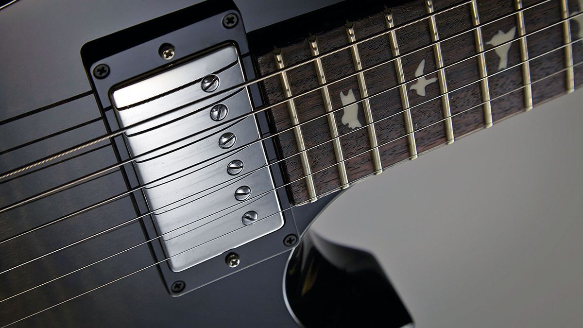 The neck 'bucker has a more open sound in the midrange with cloudy lower mids